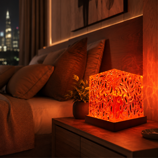 CrystalGlow | 16-Color Crystal Mood Lamp